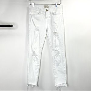 Current Elliott White Denim Jeans